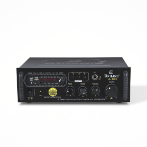 Uniline UL-4000 Stero Amplifier - Channel 4 transistor with Bluetooth/FM/Aux/100w +100w/Bass, Treble & Balance Control